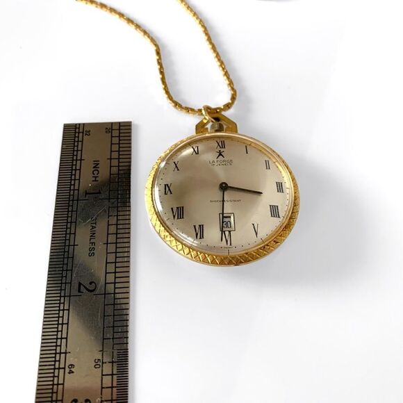 La Forge 17 Jewels Gold Pocket Watch main image 5